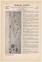 1949 Wesley Bintz Municipal Swimming Pool Design Print Ad