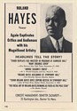1951 Roland Hayes Tenor Photo Booking Print Ad