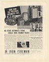 1936 Iron Fireman Automatic Coal Firing Machine TM Reese Gates Mills OH Print Ad