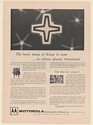 1962 Motorola Star Silicon Planar Transistors Basic Shape of Things to Come Ad
