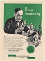 1949 Pasteur Stopped a Bug Minneapolis Honeywell Instruments Controls Print Ad
