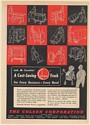 1949 Colson Industrial Trucks Wheel Character Elyria Ohio Print Ad