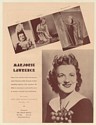 1939 Marjorie Lawrence Anne Jamison Photo Booking Double-Sided Print Ad