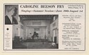 1939 Caroline Beeson Fry Singing Teacher Class Photo Booking Print Ad