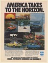 1978 Plymouth Horizon America Takes to the Horizon Print Ad