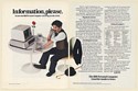 1983 IBM PC Personal Computer Information Services Little Tramp 2-Page Print Ad