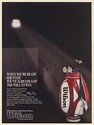 1987 Wilson Staff Golf Clubs You've Already Got the Will to Win Print Ad