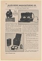 1942 Allen-Howe Manufacturing Co Water Works Leak Locator Pipe Locator Print Ad