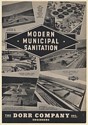 1942 The Dorr Company Engineers Modern Municipal Sanitation 8-Page Print Ad