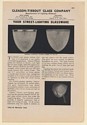 1942 Gleason-Tiebout Glass Co Street Lighting Glassware GE Globes Print Ad