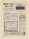 1931 E.F. Houghton & Co VIM Leather Belting Outpulls Rubber V-Belting Print Ad