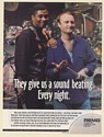 1994 Ricky Lawson Drummer on Phil Collins World Tour Remo Drums Photo Print Ad