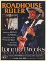 1996 Lonnie Brooks Roadhouse Rules Photo Print Ad