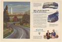1951 Washington Most Important City Along Road Alcoa Peter Helck art 2-Page Ad