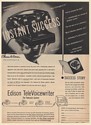 1951 Edison TeleVoicewriter TeleVoice Dictation System Print Ad