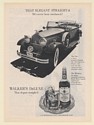 1971 Walker's DeLuxe Bourbon 1931 Packard Straight-8 Dual Cowl Phaeton Print Ad