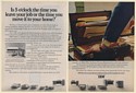1971 IBM Word Processing Machines 5 O'Clock Leave Job or Move to Home 2-Page Ad