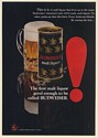 1971 Budweiser Malt Liquor First Malt Liquor Good Enough Called Budweiser Ad