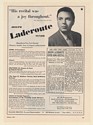 1950 Tenor Joseph Laderoute Photo Booking Print Ad
