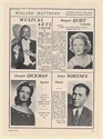 1950 Musical Arts Choir Margaret Quist Elizabeth Dickman Robert Whitney Print Ad