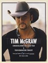2005 Tim McGraw CMA Nominations Clear Channel Photo Promo Print Ad