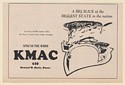 1979 KMAC 630 AM Radio Texas Big Slice of the Biggest State Trade Print Ad
