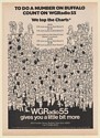 1979 WGR Radio 55 Buffalo NY We Top the Charts Trade Print Ad