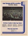 1979 Von Braun Civic Center Huntsville Alabama Trade Print Ad