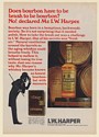 1970 I.W. Harper Bourbon Whiskey Take Brash Out Fresh Air Print Ad