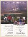 1997 Tiger Woods Alison Nicholas Pumpkin Ridge Golf Club Cornelius OR Print Ad