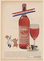 1971 Almaden Grenache Rose Wine America's First Print Ad
