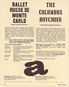 1960 Ballet Russe De Monte Carlo The Columbus Boychoir Booking Print Ad
