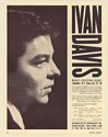 1960 Ivan Davis Pianist Photo Booking Print Ad