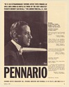 1960 Leonard Pennario Pianist Photo Booking Print Ad