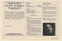 1960 David Garney Mime Composer Pianist Photo Booking Print Ad