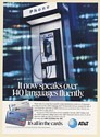 1992 AT&T Pay Phone Now Speaks Over 140 Languages Print Ad