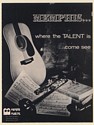 1973 Memphis Music Inc Where the Talent Is Come See Print Ad