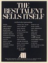 1973 American Talent International Artist List Faces Deep Purple etc Booking Ad