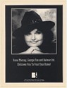 1992 Rita MacNeil Photo Booking Print Ad