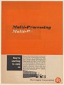 1964 Burroughs D 825 Multi-Processing Military Computer Print Ad