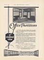 1926 Hauserman Steel Office Partitions Print Ad