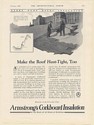 1926 Naumkeag Steam Cotton Co Salem MA Roof Armstrong Corkboard Insulation Ad