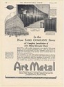 1926 Saks Company Store Fifth Ave Art Metal Elevator Doors Print Ad