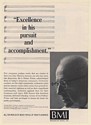 1965 Walter Piston Composer BMI Photo Print Ad