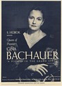 1965 Gina Bachauer Pianist Photo Booking Print Ad