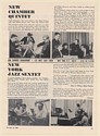 1965 New Chamber Quintet New York Jazz Sextet Photo Booking Print Ad