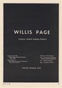 1965 Willis Page Conductor Nashville Symphony Orchestra Print Ad