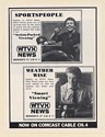 1987 WTVX News Steve Yavner Sports Chris Farrell Weather Print Ad