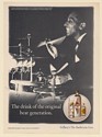 1992 Gilbey's Gin Drink of Original Beat Generation Drummer Print Ad