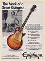 1994 Les Paul Standard Guitar Les Paul Arm in Cast Photo Epiphone Print Ad